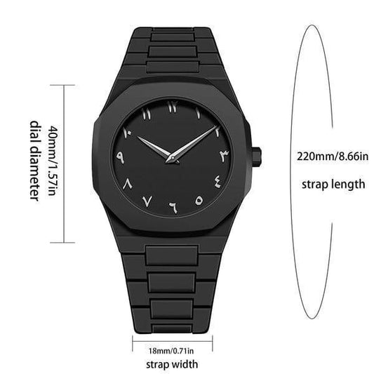 Men's Black Aura Watch